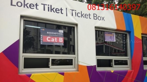Sewa Tiket Box R8 Partisi Pameran Depok 